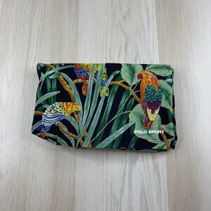 Polo Sport Mens Green Elastic Waist Parot Nature Swim Trunk Shorts Size XXL